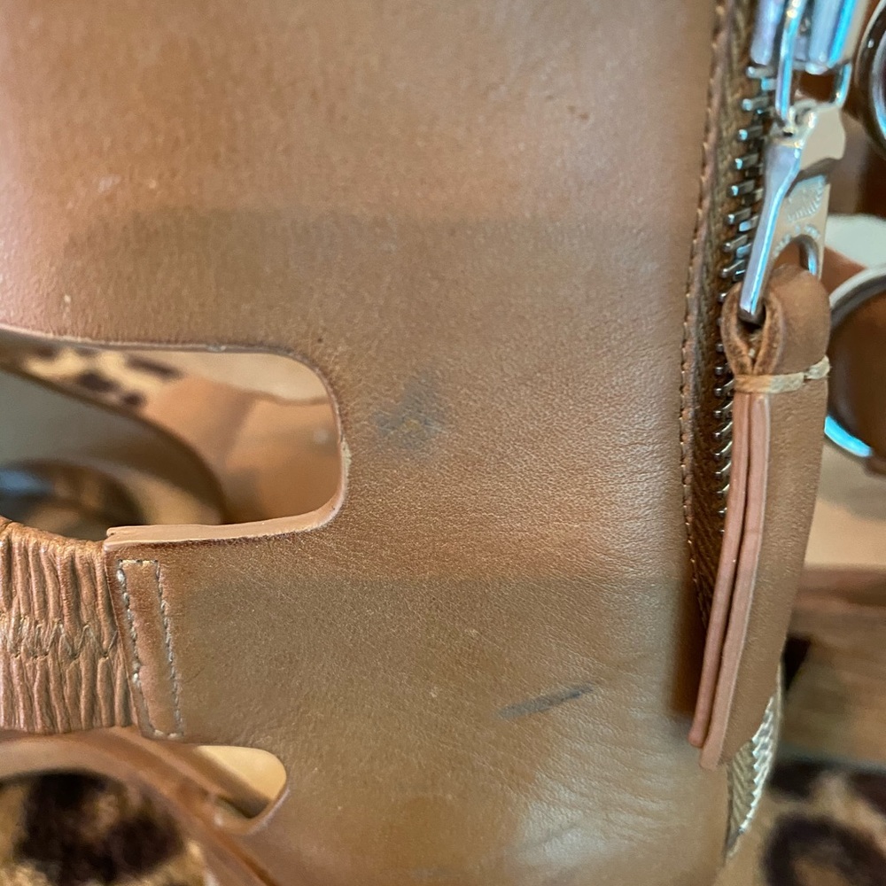 Rag & Bone Mari Tan 2 1/2” Block Heel Sandals 7.5 - image 4